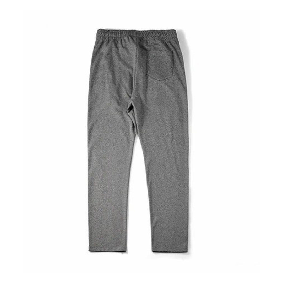Lightweight Straight-Leg Sweatpants with Adjustable Drawstring