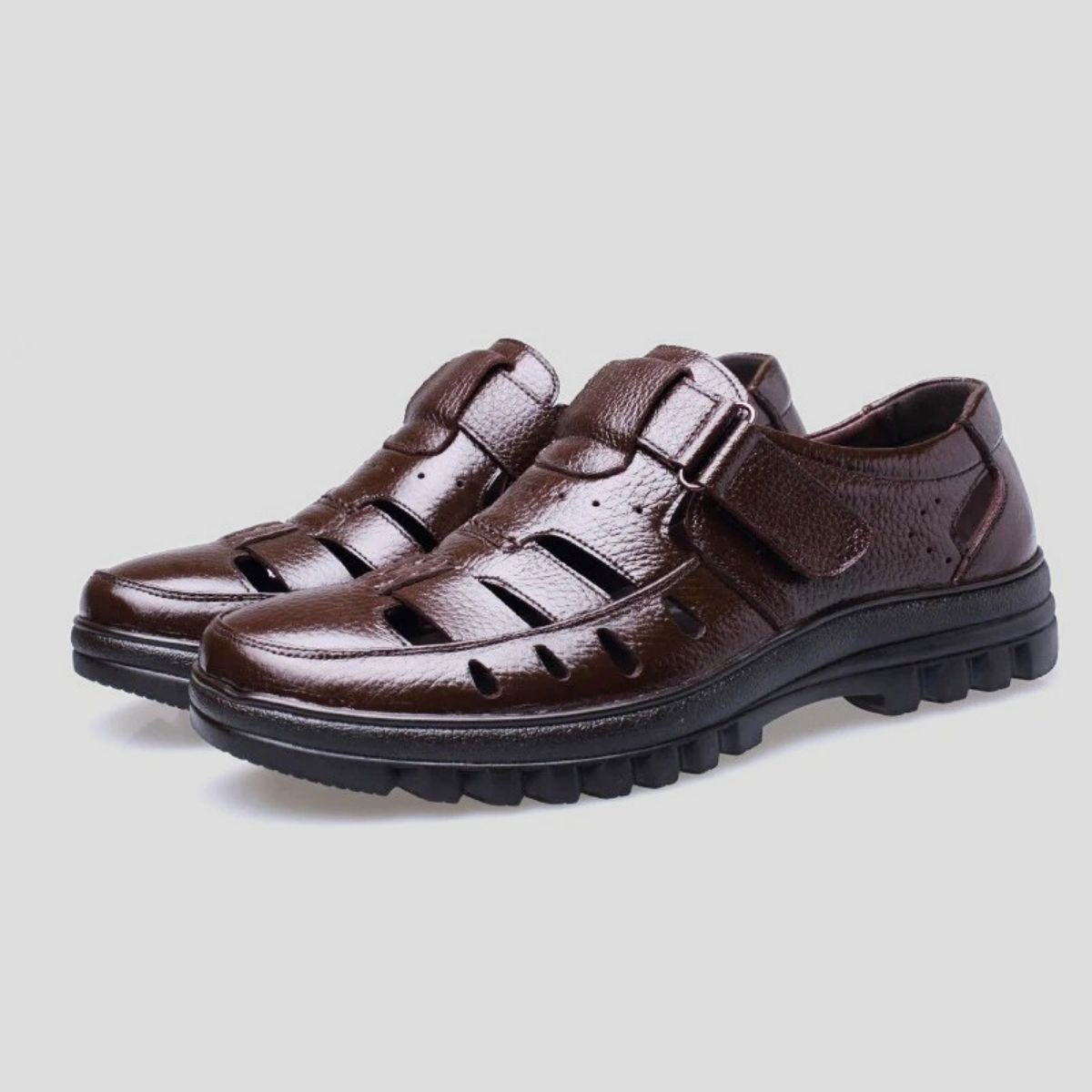 Leather Strap Sandal Shoes