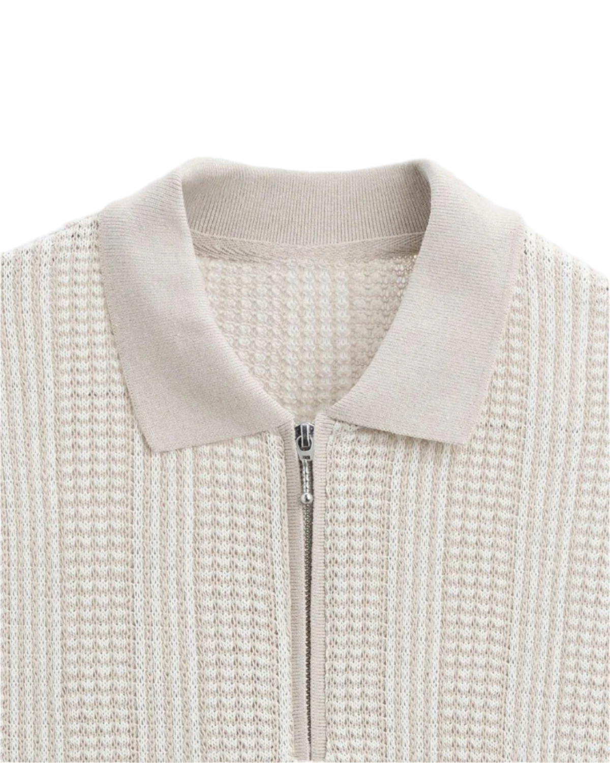 Structured Half-Zip Polo