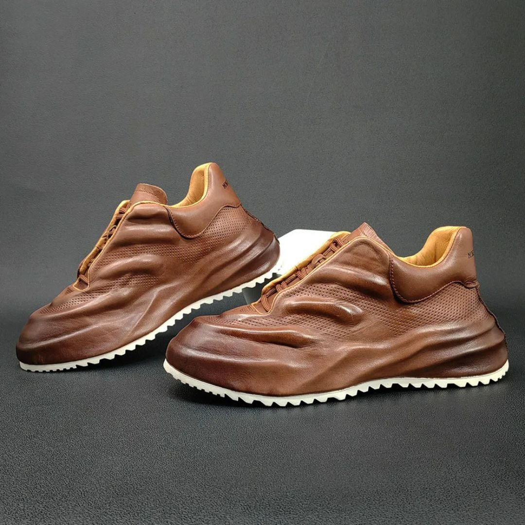 Molten Stone Leather Runners
