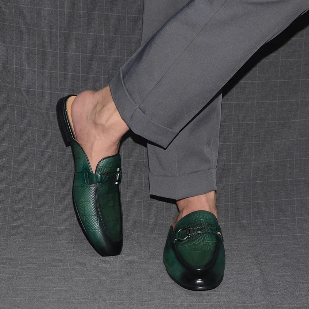 Classic Leather Horsebit Mules