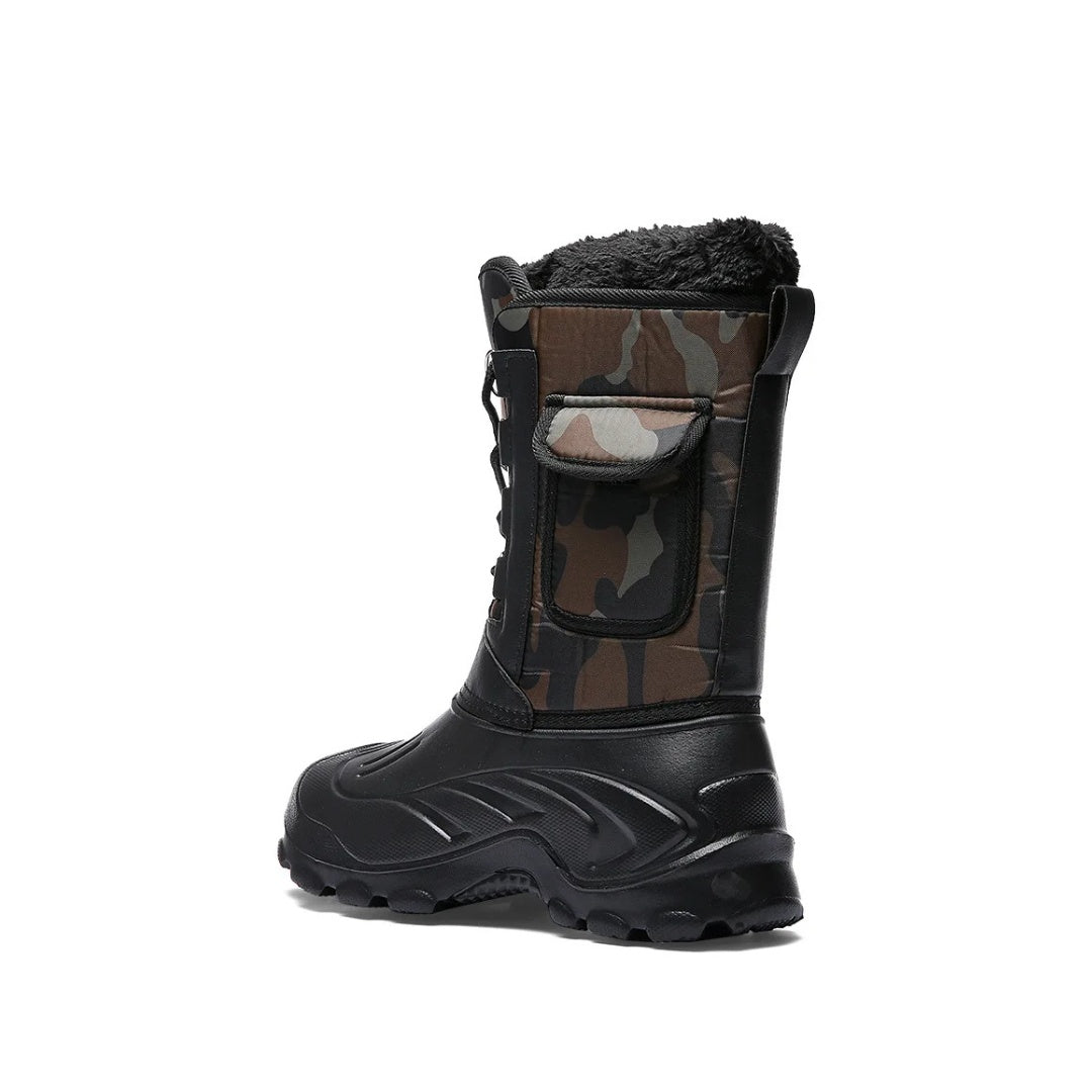 Heavy Waterproof Winter Snow Boots with Plush Inner Boot