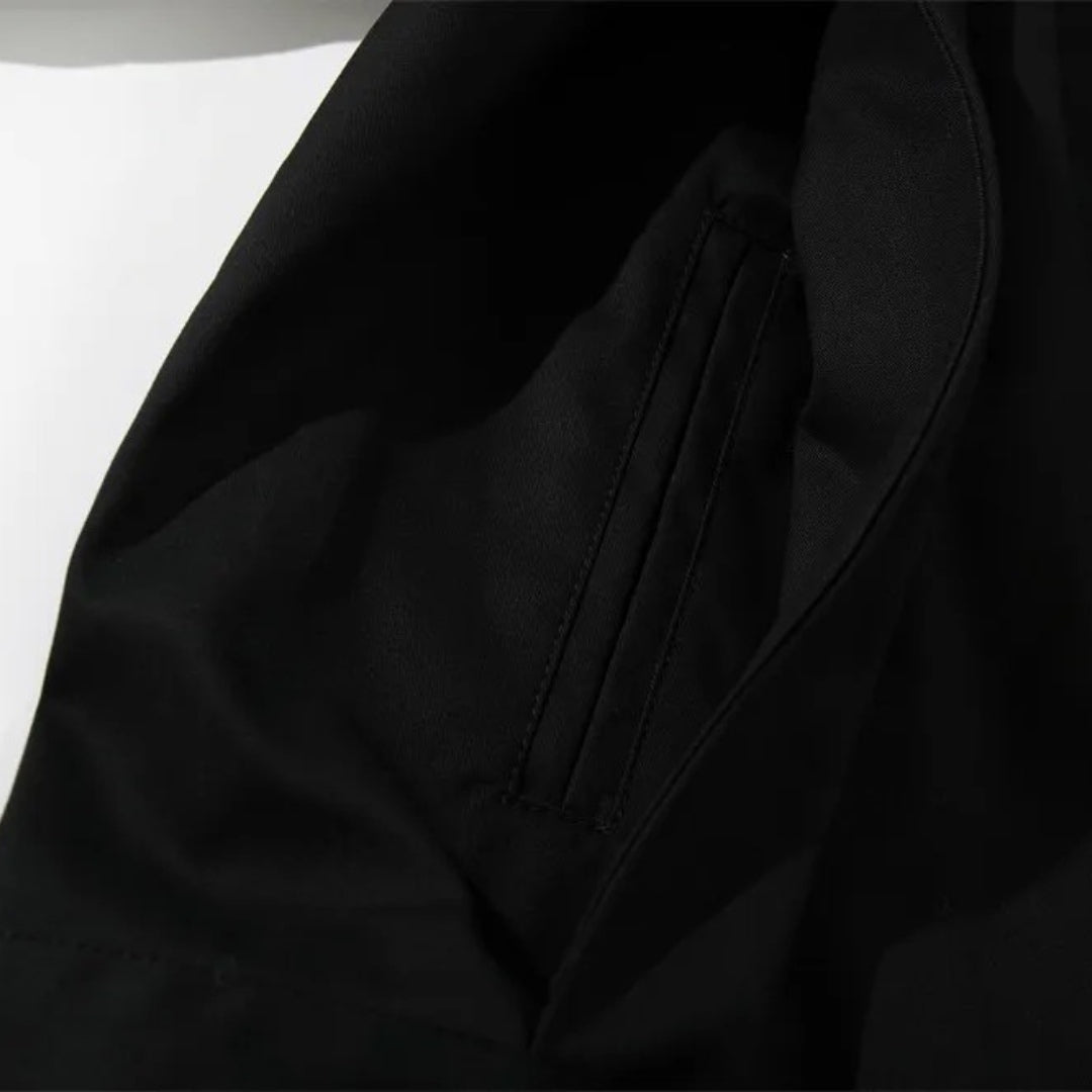 Minimalist Zip-Up Harrington Jacket