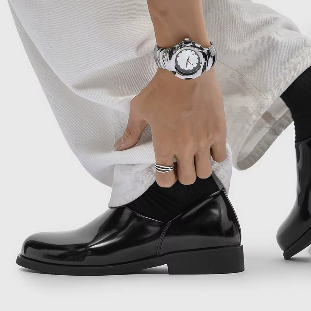 Classic Leather Moccasin Loafers