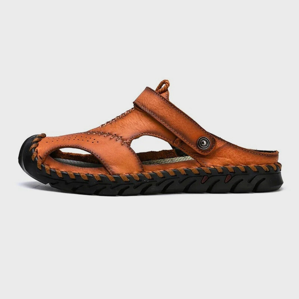 Leather Slip On Slippers