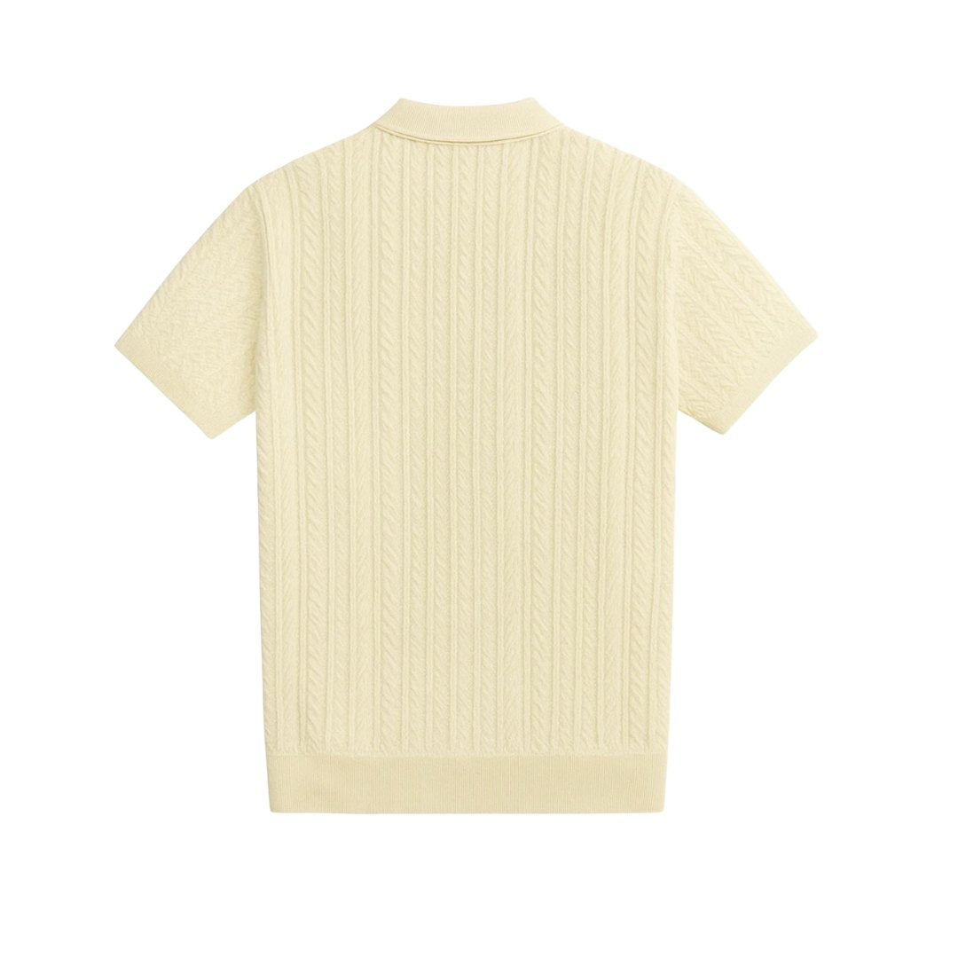 The Knit Button-Up Polo