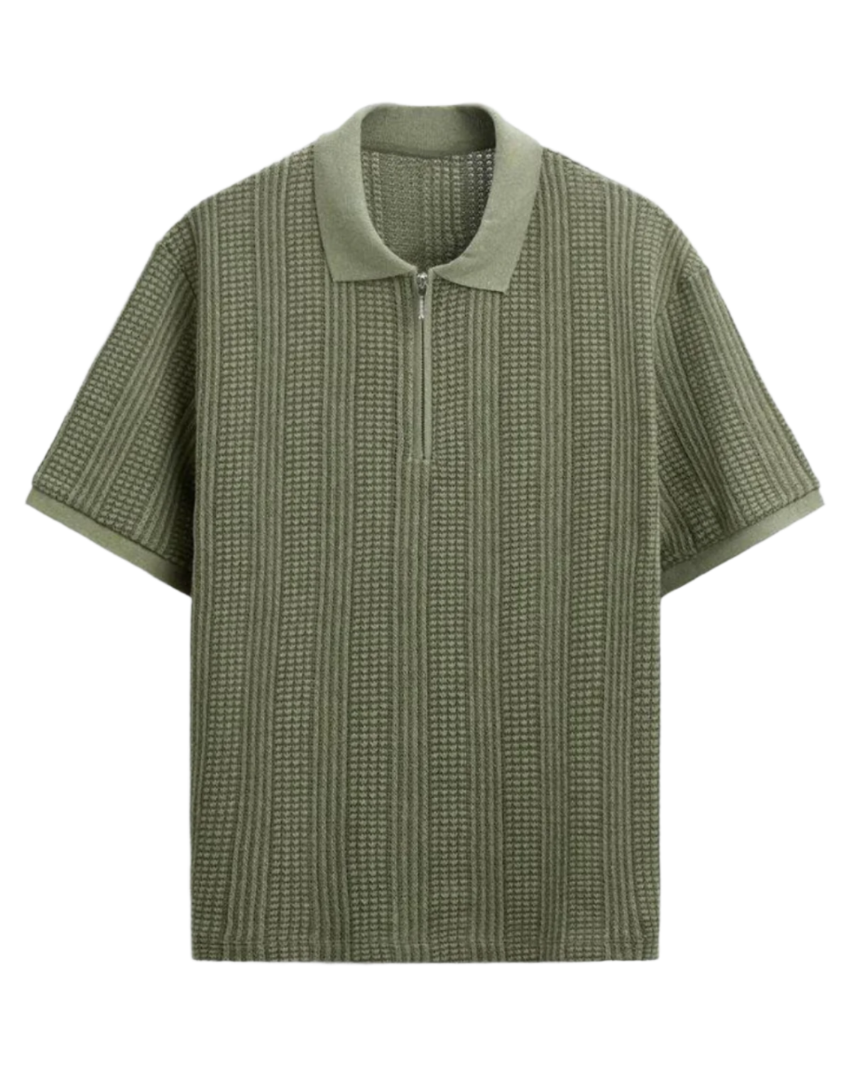 Structured Half-Zip Polo