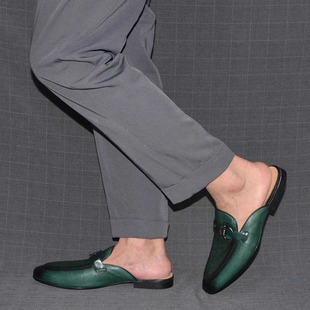 Classic Leather Horsebit Mules