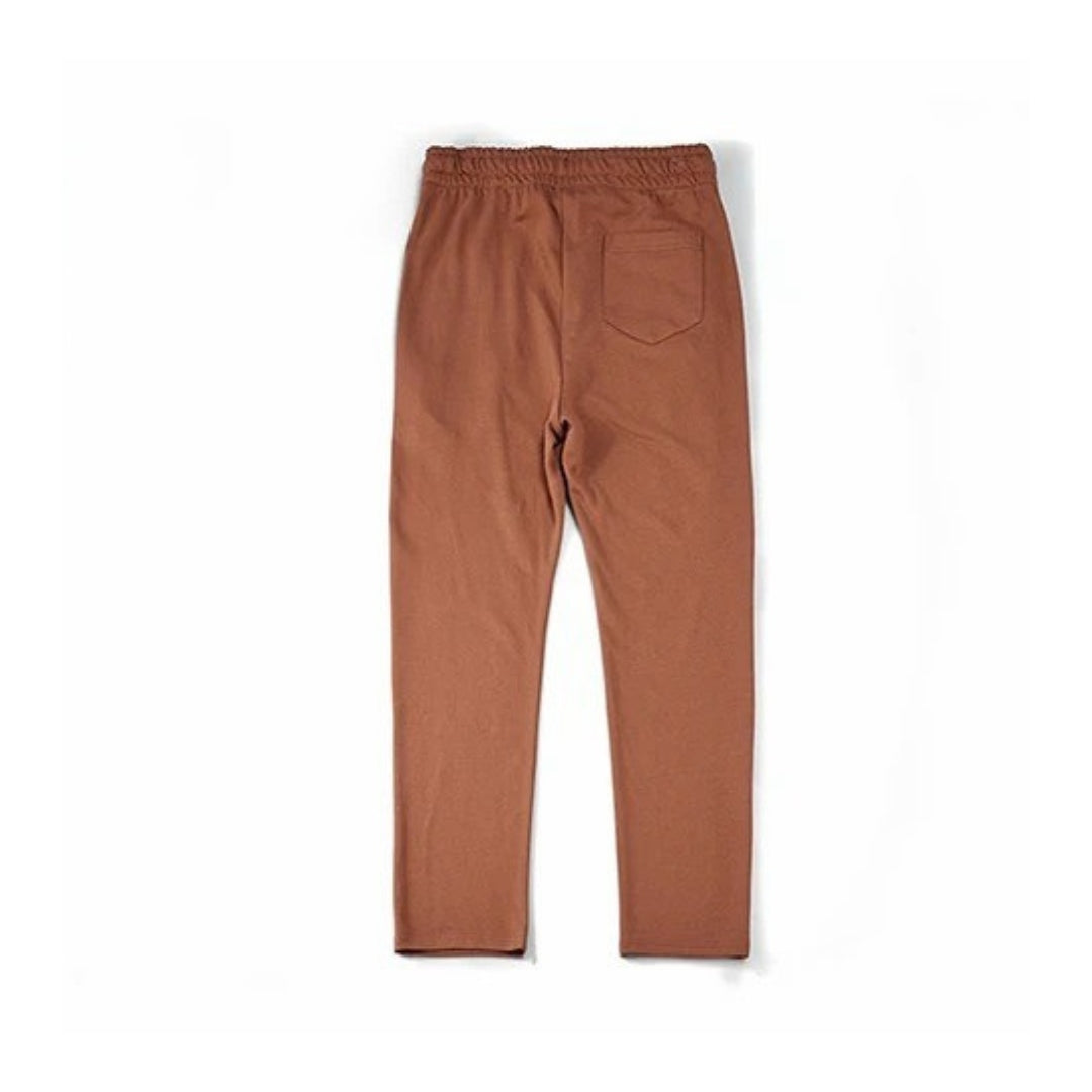 Lightweight Straight-Leg Sweatpants with Adjustable Drawstring