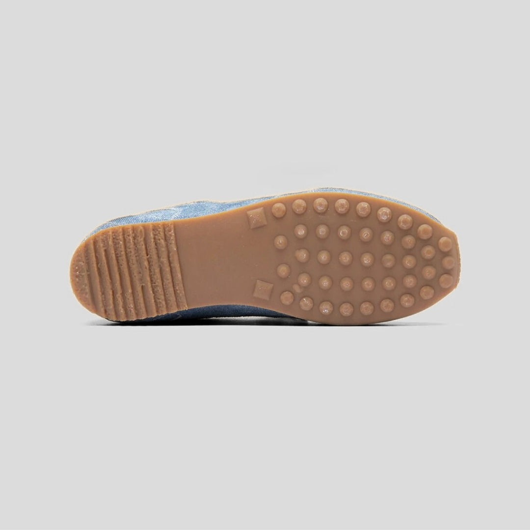Suede Leather Flat Retro Trainers