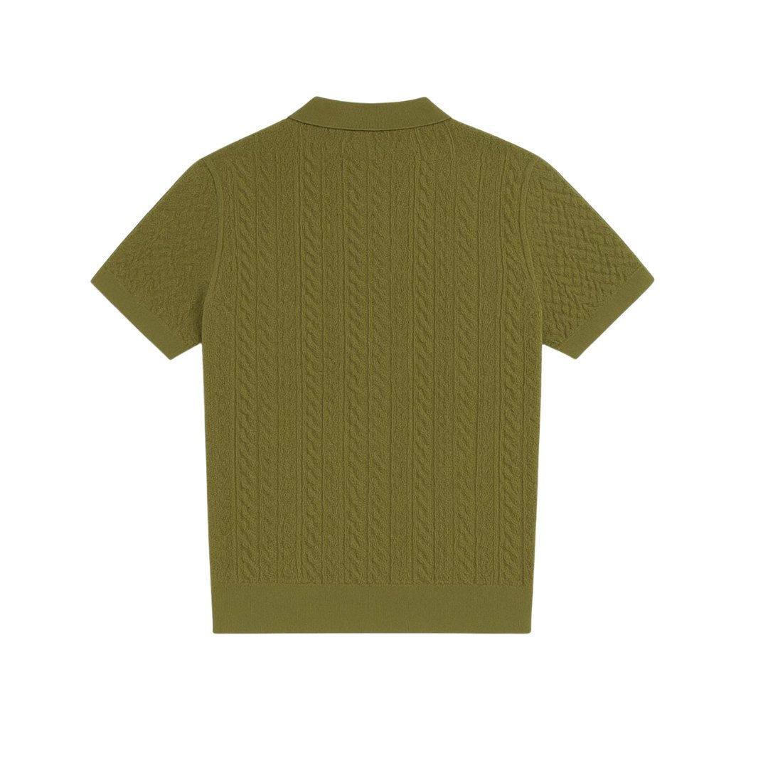 The Knit Button-Up Polo