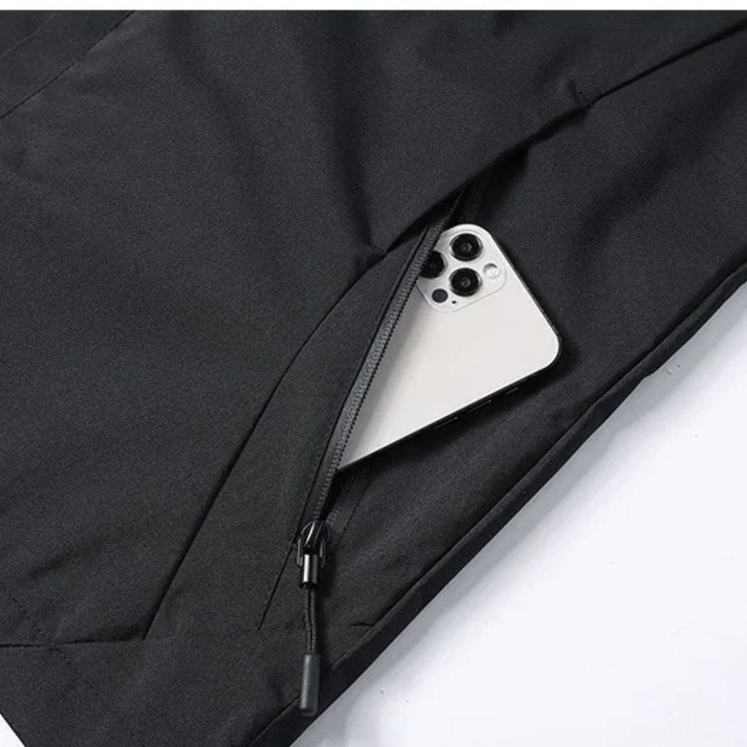 Waterproof-Windbreaker with Detachable Hood