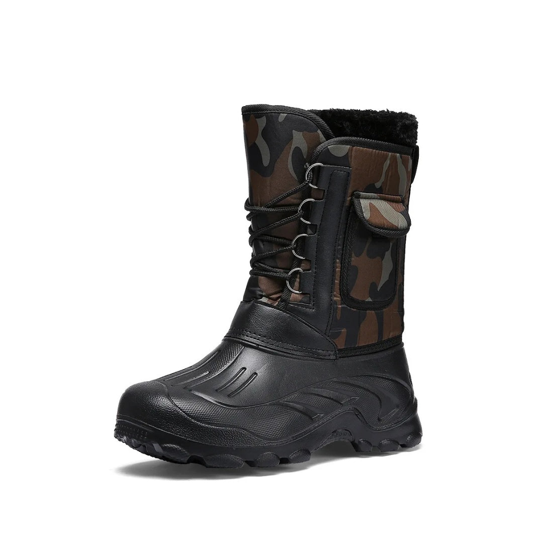 Heavy Waterproof Winter Snow Boots with Plush Inner Boot