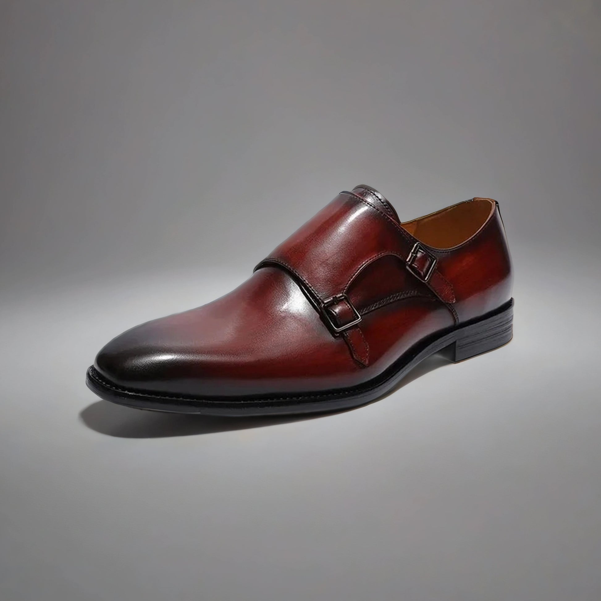 Dress Leather Monk Strap Oxfords