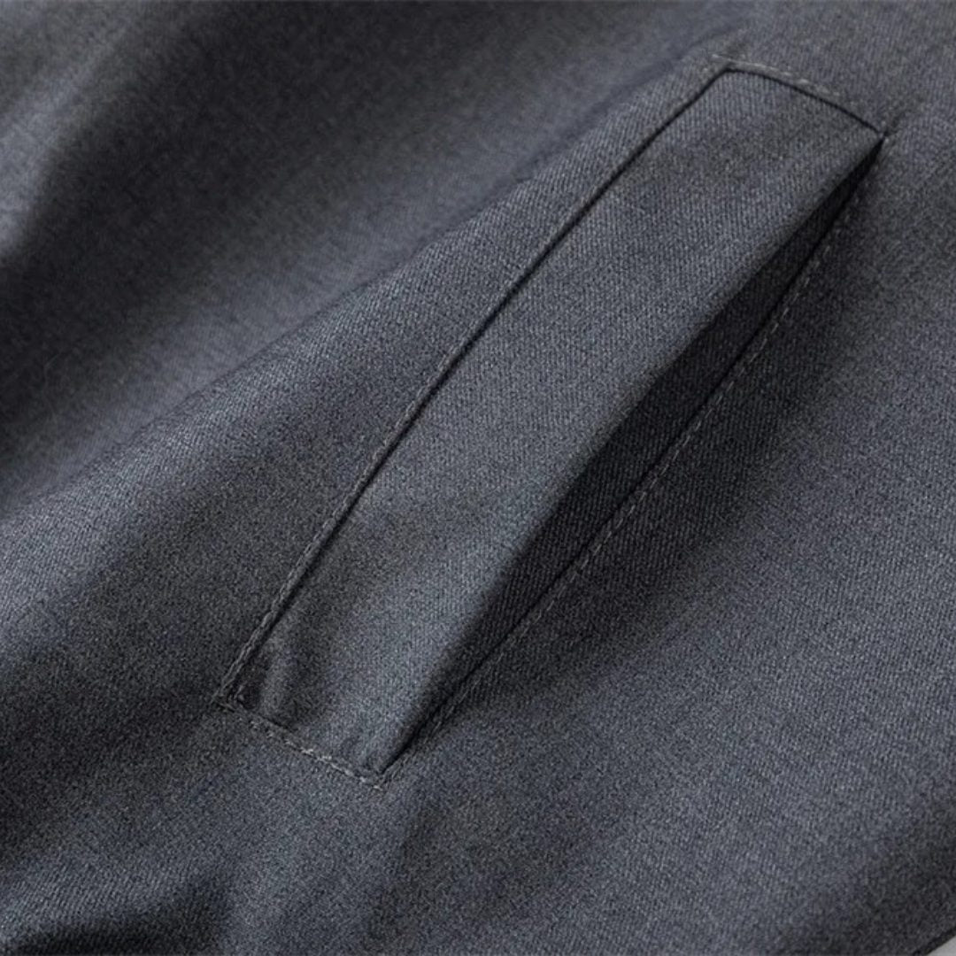 Minimalist Grey Harrington Jacket