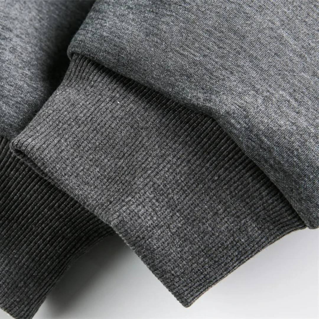 Tailored-Fit Spliced Sport Sweatshirt with Full Zip