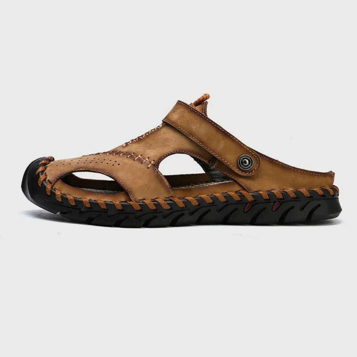 Leather Slip On Slippers