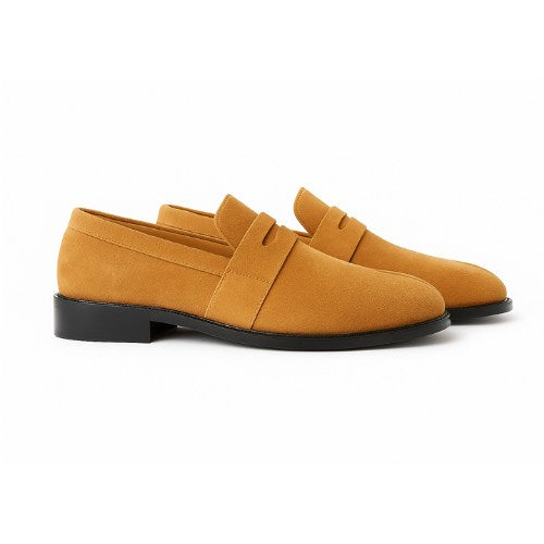 Tabi Cow Suede Loafers