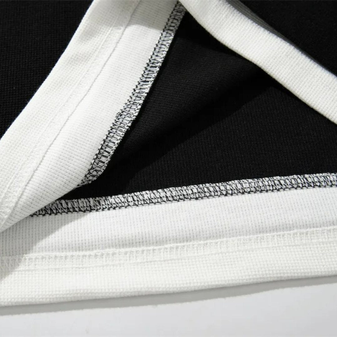 Layered-Look Henley Tee