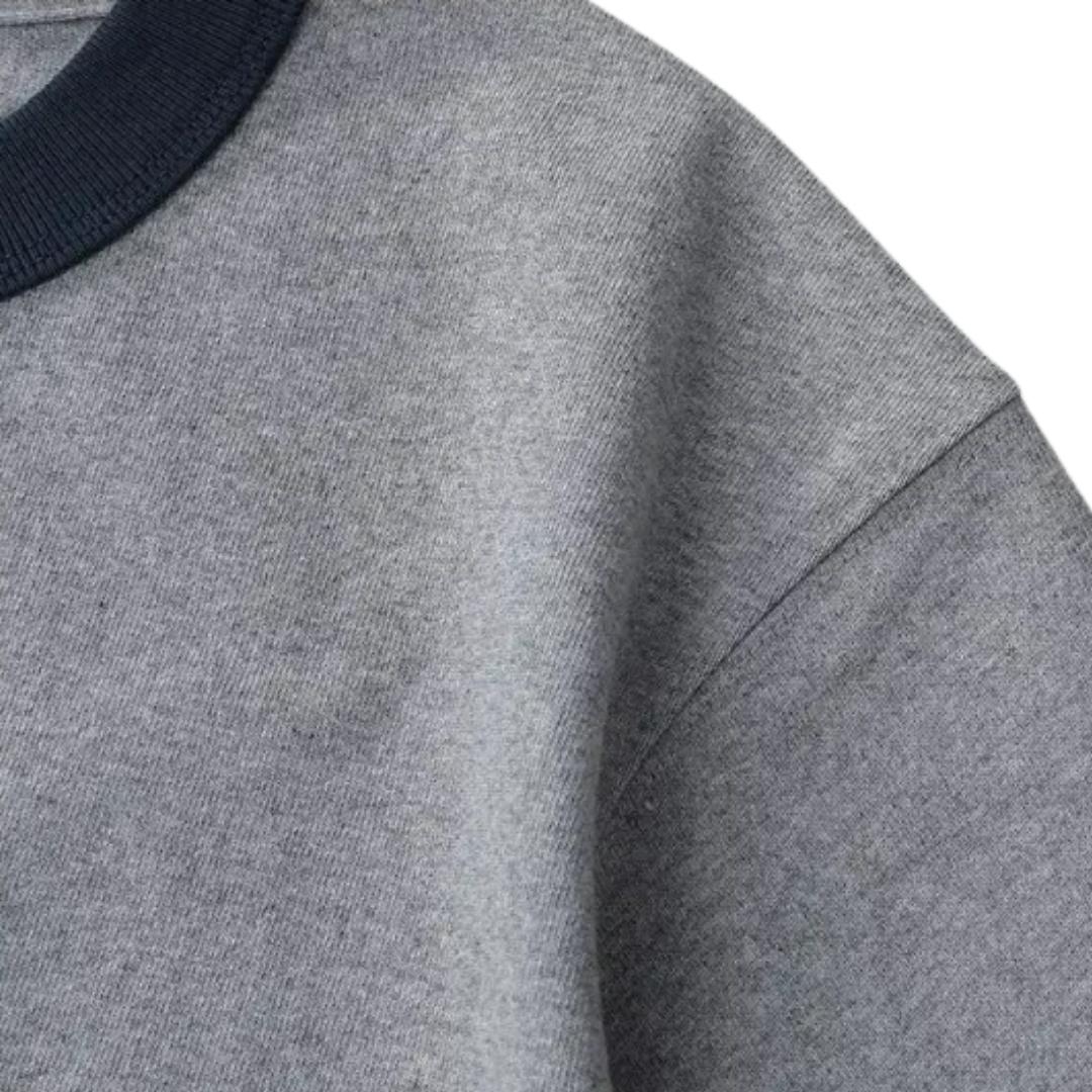Vintage Contrast Trim Crewneck T-Shirt