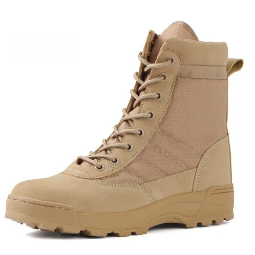 High-Top Lightweight Tactical Trekking Boots with Non-Slip Grip Sole
