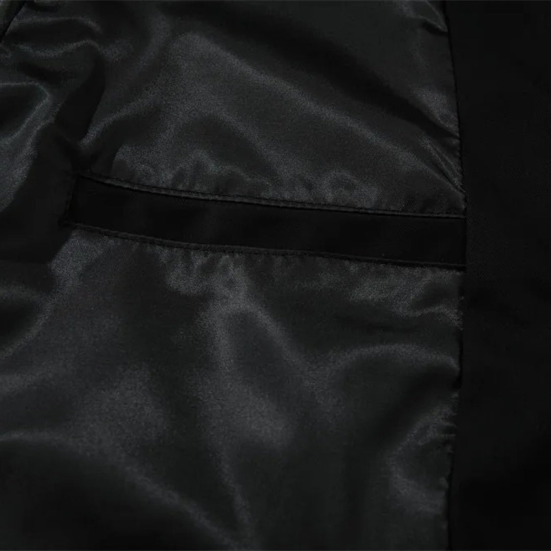 Minimalist Zip-Up Harrington Jacket