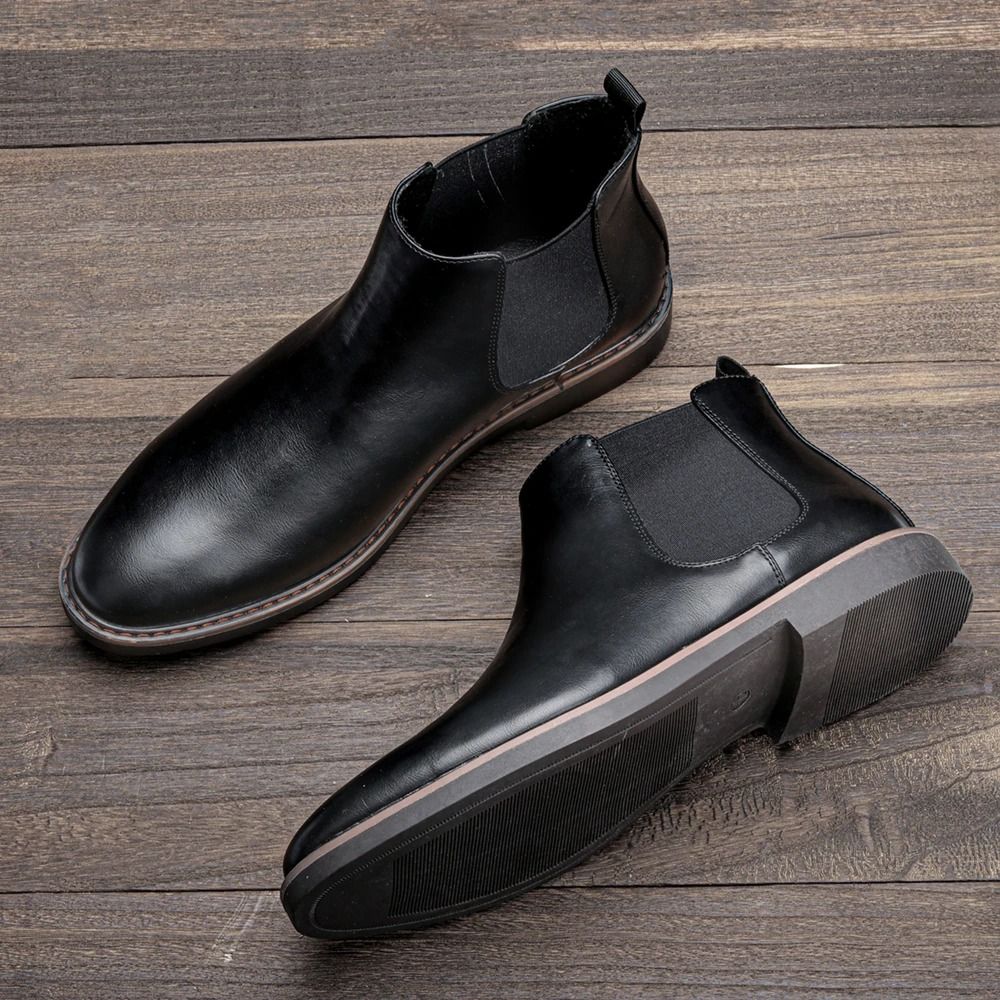 Retro Slip-On Chelsea Boots