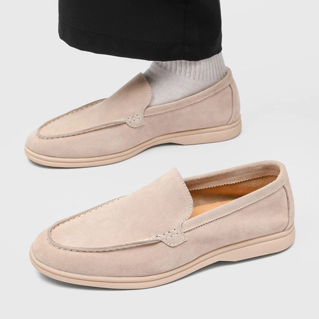 Classic Comfort Sole Suede Leather Yacht Loafers