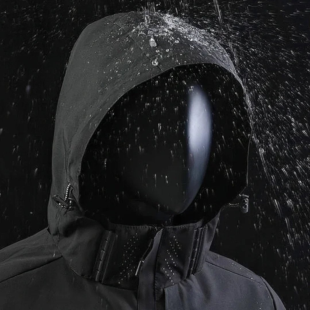 Waterproof-Windbreaker with Detachable Hood