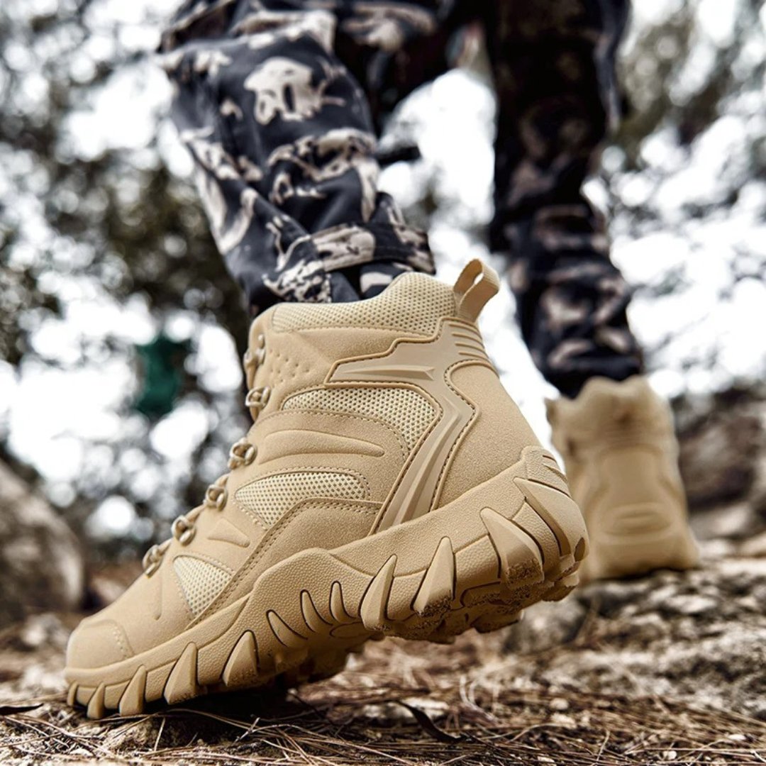 Tactical Hiking Ankle Boots With Suede Upper